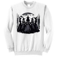 Girl Will Be Girl Witch Halloween Funny Witchy Vibes Women Sweatshirt