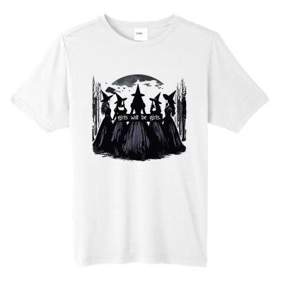 Girl Will Be Girl Witch Halloween Funny Witchy Vibes Women Tall Fusion ChromaSoft Performance T-Shirt