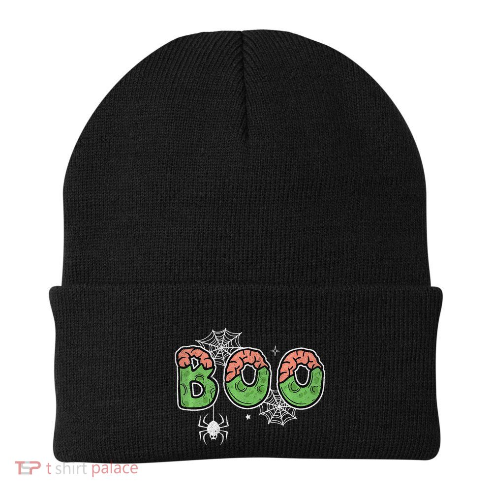 Ghost With Bow Boo Halloween Costume Beanie