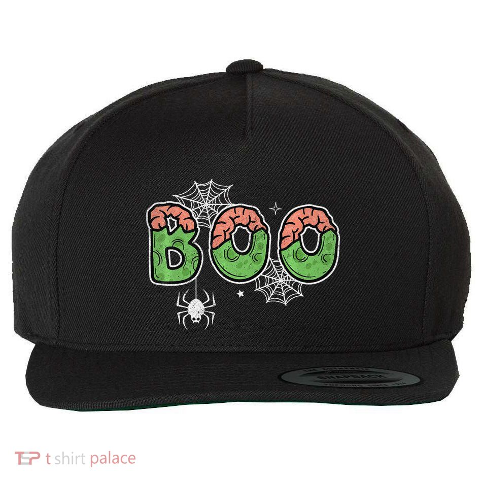 Ghost With Bow Boo Halloween Costume Wool Snapback Cap