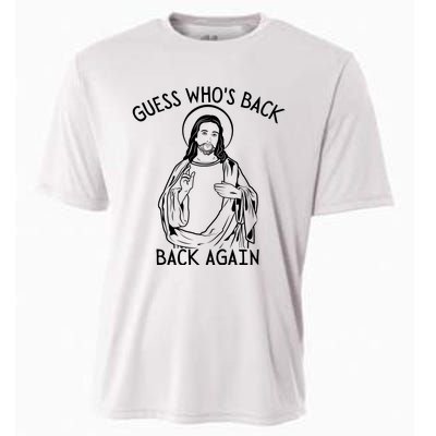 Guess Who's Back? Back Again Happy Easter! Jesus Christ Cooling Performance Crew T-Shirt