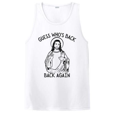 Guess Who's Back? Back Again Happy Easter! Jesus Christ PosiCharge Competitor Tank