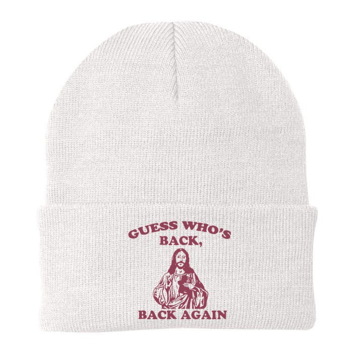 Guess WhoS Back Back Again Happy Easter! Jesus Christ Knit Cap Winter Beanie