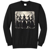 Girl Will Be Girl Funny Witch Halloween Vibes Feminist Gift Tall Sweatshirt