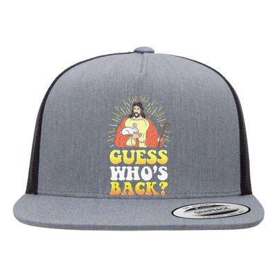 Guess Who's Back? Back Again Flat Bill Trucker Hat