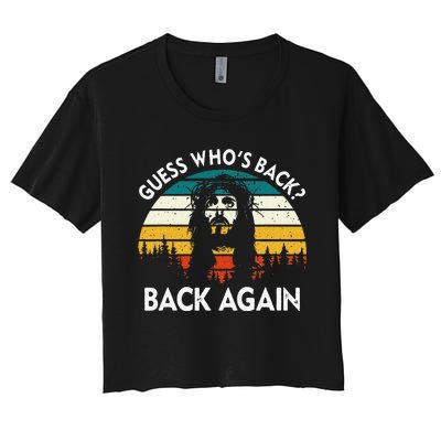 Guess Who's Back? Back Again Women's Crop Top Tee