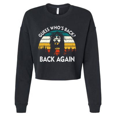 Guess Who's Back? Back Again Cropped Pullover Crew