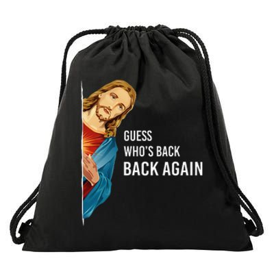 Guess Who's Back? Back Again Drawstring Bag