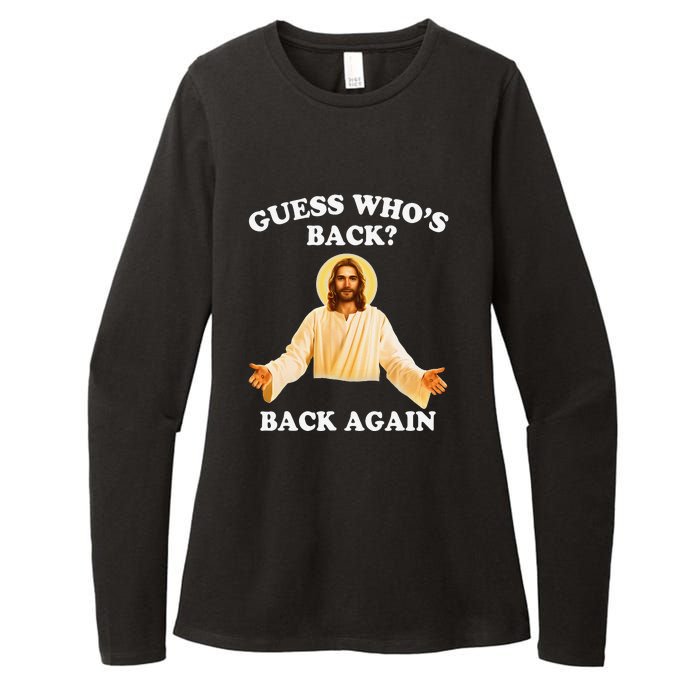 Guess Who's Back? Back Again Womens CVC Long Sleeve Shirt