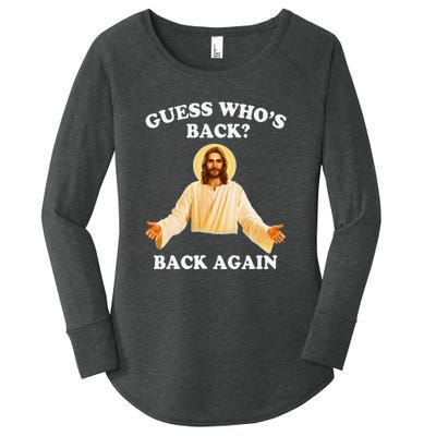 Guess Who's Back? Back Again Women's Perfect Tri Tunic Long Sleeve Shirt