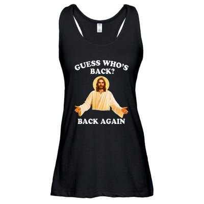 Guess Who's Back? Back Again Ladies Essential Flowy Tank