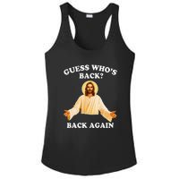 Guess Who's Back? Back Again Ladies PosiCharge Competitor Racerback Tank