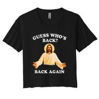 Guess Who's Back? Back Again Women's Crop Top Tee