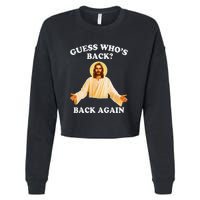 Guess Who's Back? Back Again Cropped Pullover Crew