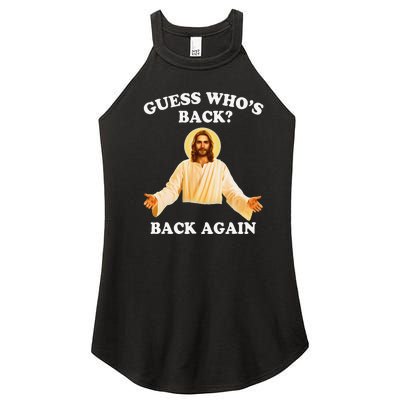 Guess Who's Back? Back Again Women's Perfect Tri Rocker Tank