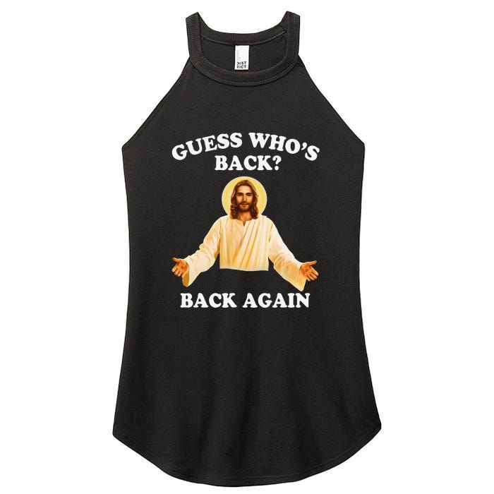 Guess Who's Back? Back Again Women's Perfect Tri Rocker Tank