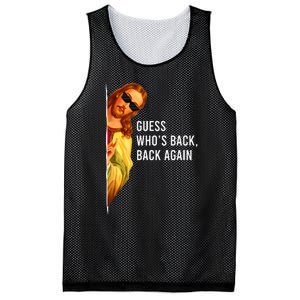 Guess Who's Back Back Again Happy Easter! Jesus Christ Mesh Reversible Basketball Jersey Tank