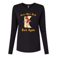 Guess Who's Back? Back Again Womens Cotton Relaxed Long Sleeve T-Shirt