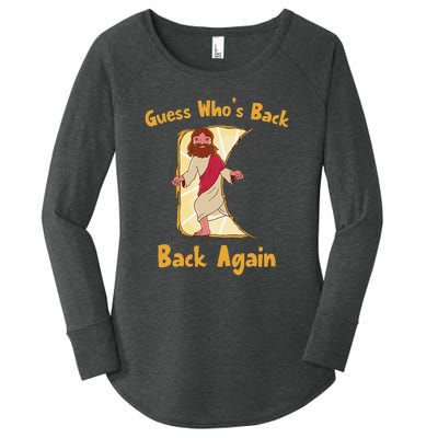 Guess Who's Back? Back Again Women's Perfect Tri Tunic Long Sleeve Shirt