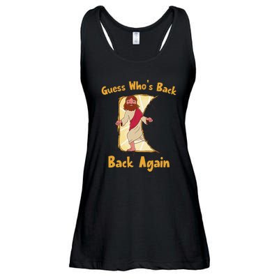 Guess Who's Back? Back Again Ladies Essential Flowy Tank