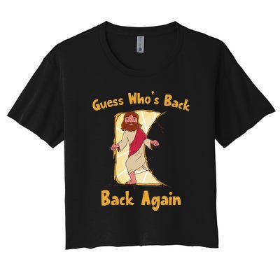 Guess Who's Back? Back Again Women's Crop Top Tee