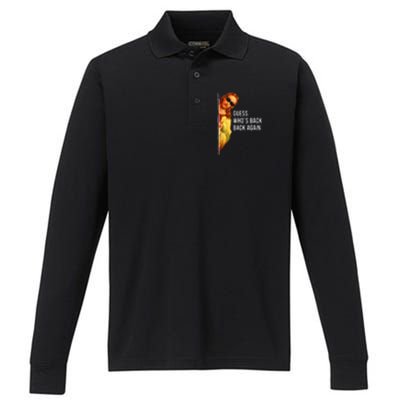 Guess Who's Back? Back Again Performance Long Sleeve Polo