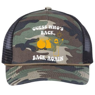 Guess Who's Back? Back Again Retro Rope Trucker Hat Cap