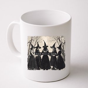 Girl Will Be Girl Witch Halloween Funny Witchy Vibes Women Coffee Mug