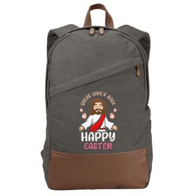 Guess Who's Back? Back Again Cotton Canvas Backpack