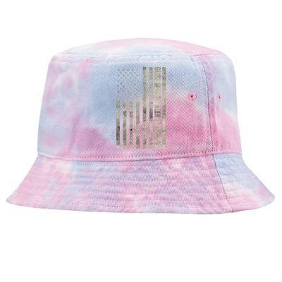 Gun Whisky Beer And Freedom American Flag Funny Vintage Retro Meaningful Gift Tie-Dyed Bucket Hat