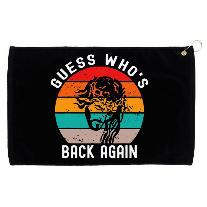 Guess Who's Back? Back Again Grommeted Golf Towel