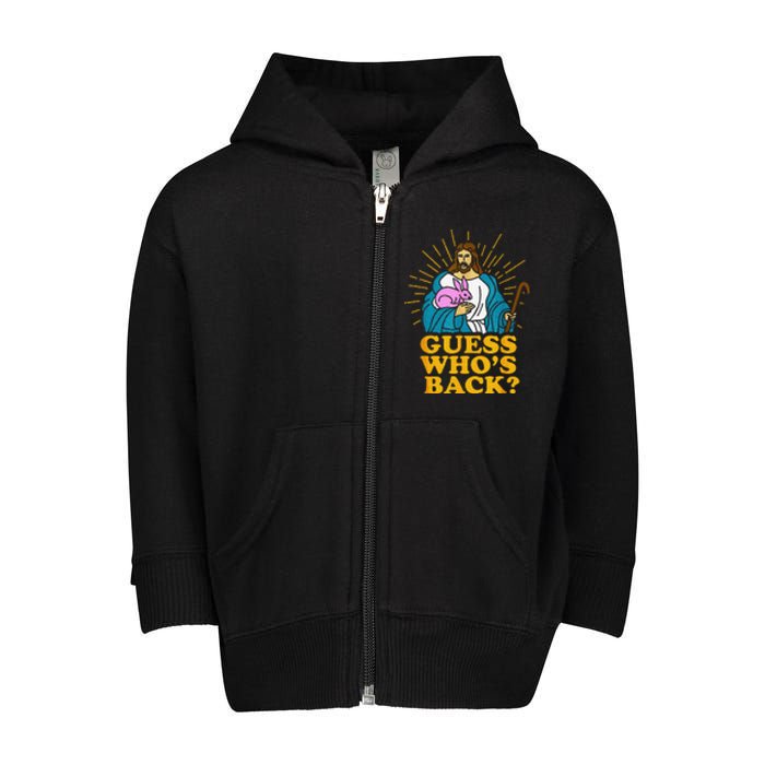 Guess Who's Back? Back Again Toddler Zip Fleece Hoodie