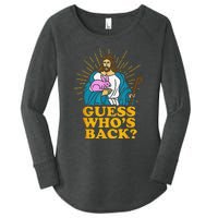 Guess Who's Back? Back Again Women's Perfect Tri Tunic Long Sleeve Shirt