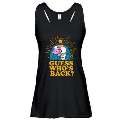 Guess Who's Back? Back Again Ladies Essential Flowy Tank