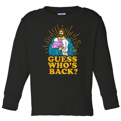 Guess Who's Back? Back Again Toddler Long Sleeve Shirt