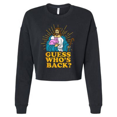 Guess Who's Back? Back Again Cropped Pullover Crew