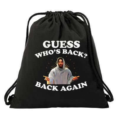 Guess Who's Back? Back Again Drawstring Bag