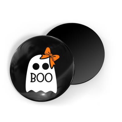 Ghost With Bow Boo Funny Halloween Costume Magnet