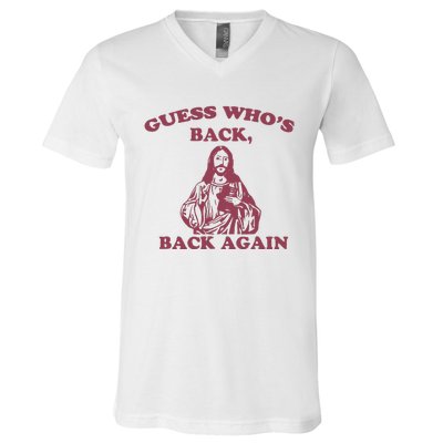 Guess Who's Back? Back Again V-Neck T-Shirt