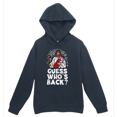 Guess Whos Back Jesus Easter Funny Religious Urban Pullover Hoodie