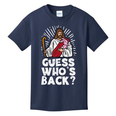 Guess Whos Back Jesus Easter Funny Religious Kids T-Shirt