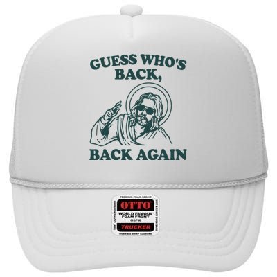 Guess Who's Back? Back Again High Crown Mesh Back Trucker Hat