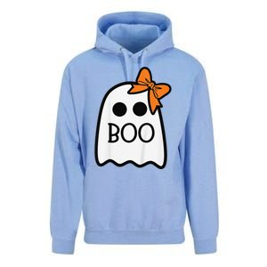 Ghost With Bow Boo Halloween Unisex Surf Hoodie