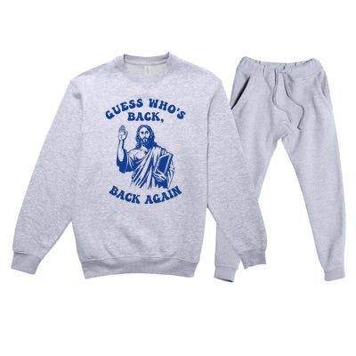 Guess Who's Back? Back Again Premium Crewneck Sweatsuit Set