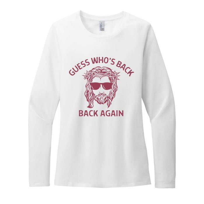 Guess Who's Back? Back Again Womens CVC Long Sleeve Shirt