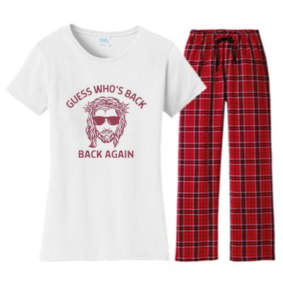 Guess Who's Back? Back Again Women's Flannel Pajama Set