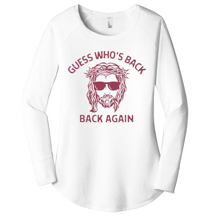 Guess Who's Back? Back Again Women's Perfect Tri Tunic Long Sleeve Shirt