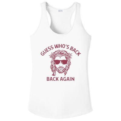 Guess Who's Back? Back Again Ladies PosiCharge Competitor Racerback Tank