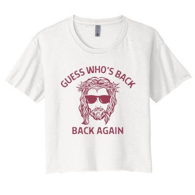 Guess Who's Back? Back Again Women's Crop Top Tee