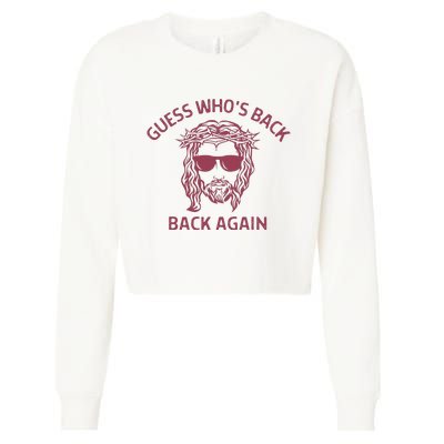 Guess Who's Back? Back Again Cropped Pullover Crew